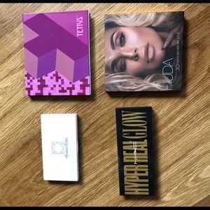 Face makeup pallets